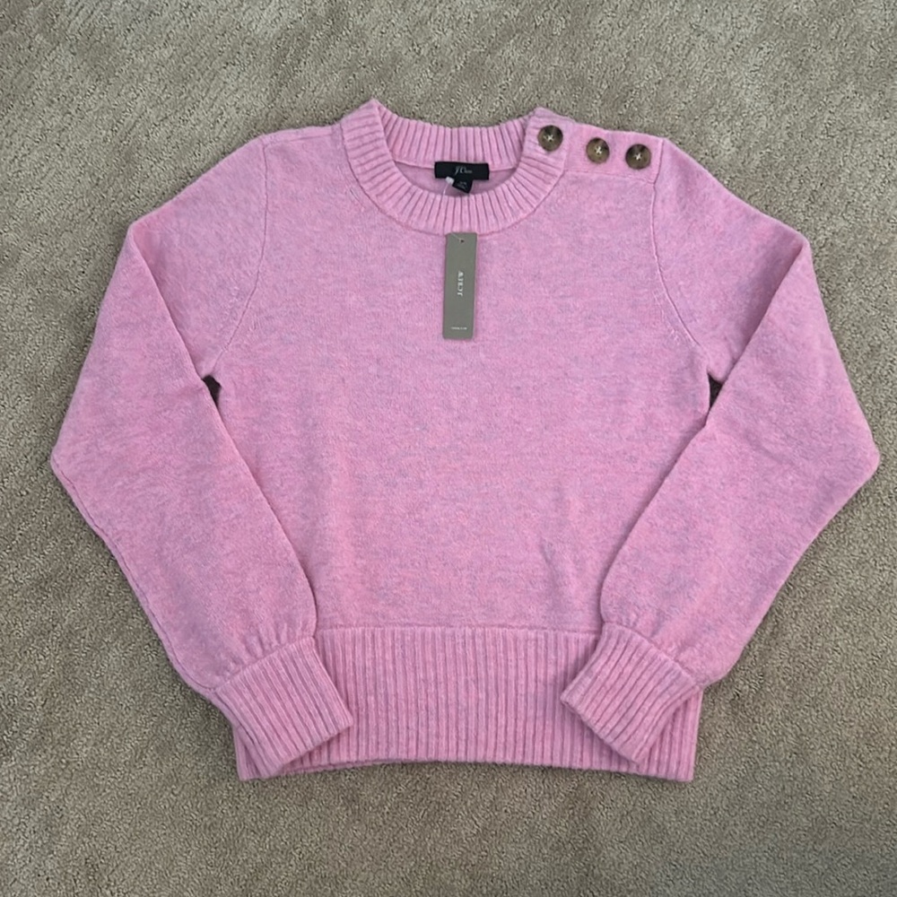 NWT J. Crew Pink Sweater